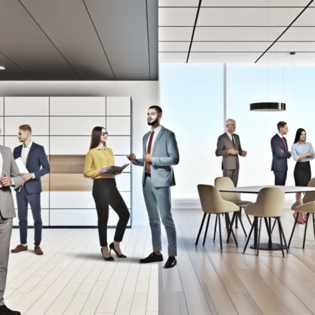 Nowoczesne biuro po remoncie wykonanym przez CityRenovationPL